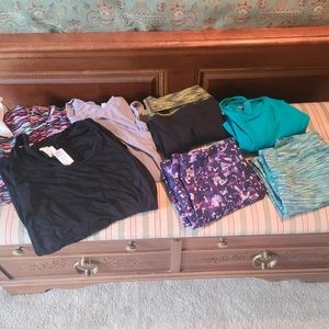 Fabletics Capri Leggings & Tops (7 pieces)